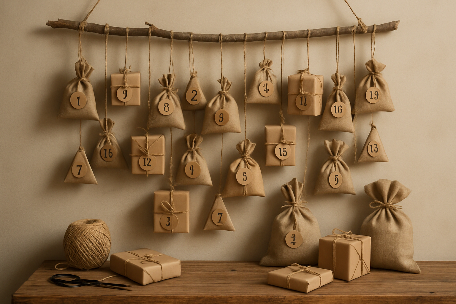 adventskalender diy - Illustration